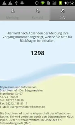 Bürger melden online android App screenshot 0
