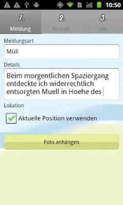 Bürger melden online android App screenshot 2